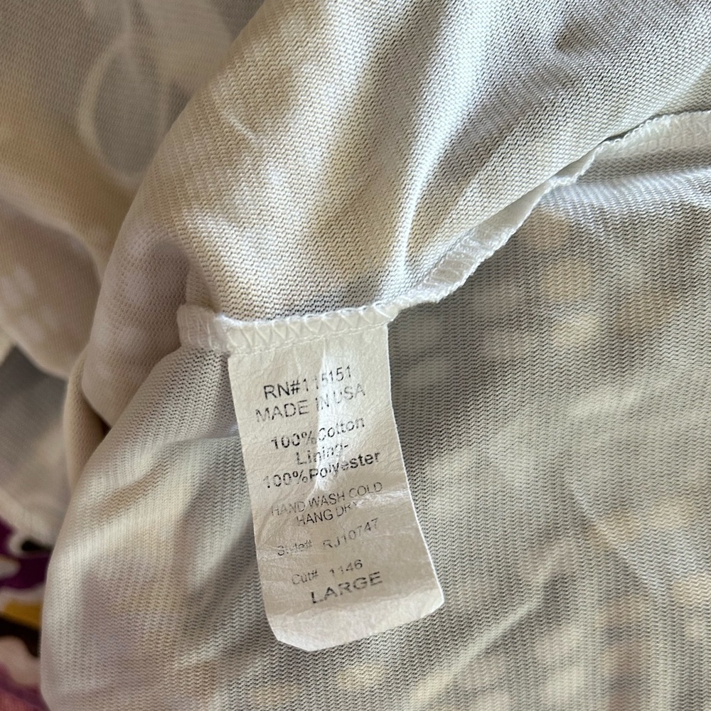 ROMEO & JULIET Couture Anthropologie Bohemian Boho Cotton Dress Lined Size L EC - Picture 6 of 6